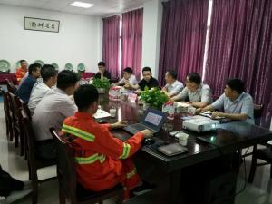 浙江省交通投資集團(tuán)有限公司副總經(jīng)理?xiàng)顝?qiáng)民一行蒞臨高遠(yuǎn)公司金麗溫項(xiàng)目部考察調(diào)研